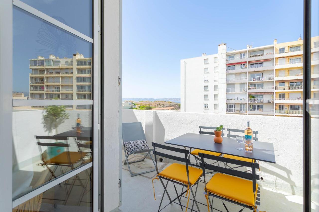Maisonmars - Catalans Sur Mer - Appartement 1 Chambre - 4 Pers - Terrasse Vue Mer Clim مارسيليا المظهر الخارجي الصورة